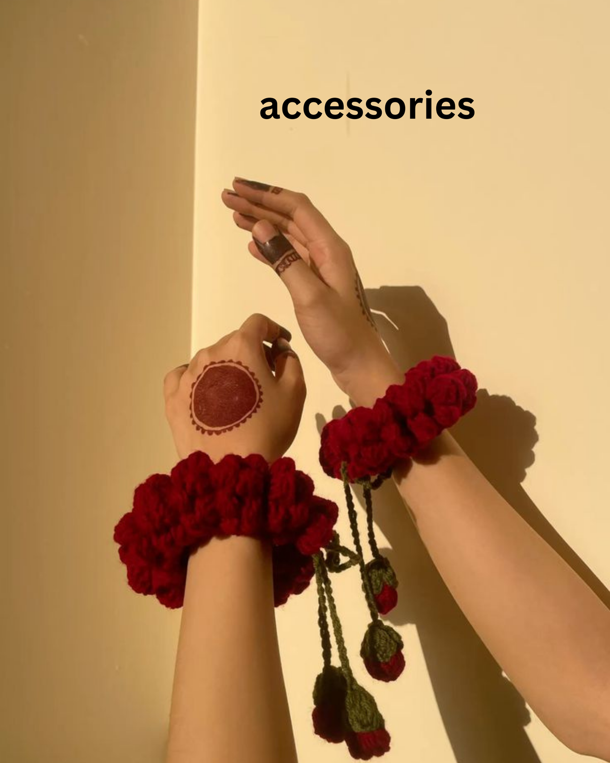 Handmade crochet accessories collection by Bunai by Shilpi