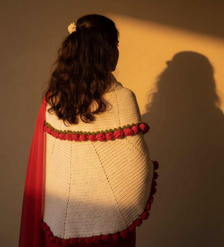 Crochet Rose Flower Blanket