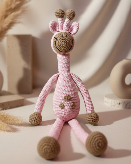 Ginnie The Giraffe - Pink